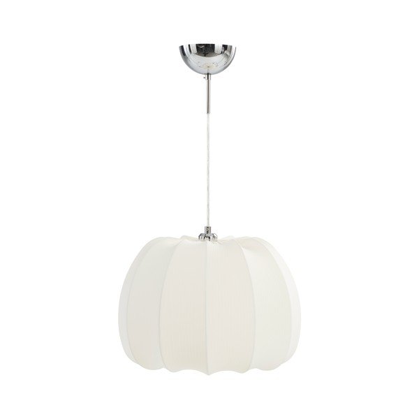 Krémové látkové závěsné svítidlo ø 42 cm Pion – Jotex