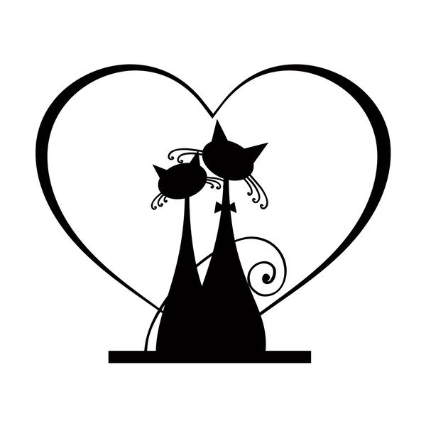 Samolepka Fanastick Cats in Love-image-1