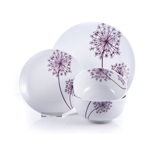 Porcelánový set Allium, 12 ks