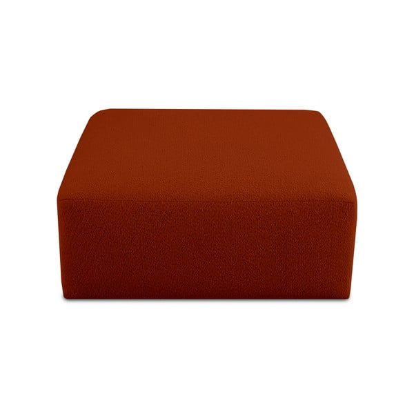 Modul pohovky z textilie bouclé v cihlové barvě Roxy – Scandic-image-1