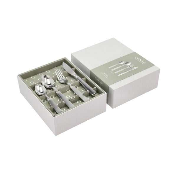 Nerezový příbor ve stříbrné barvě 16 ks Ranka – Gense-image-1