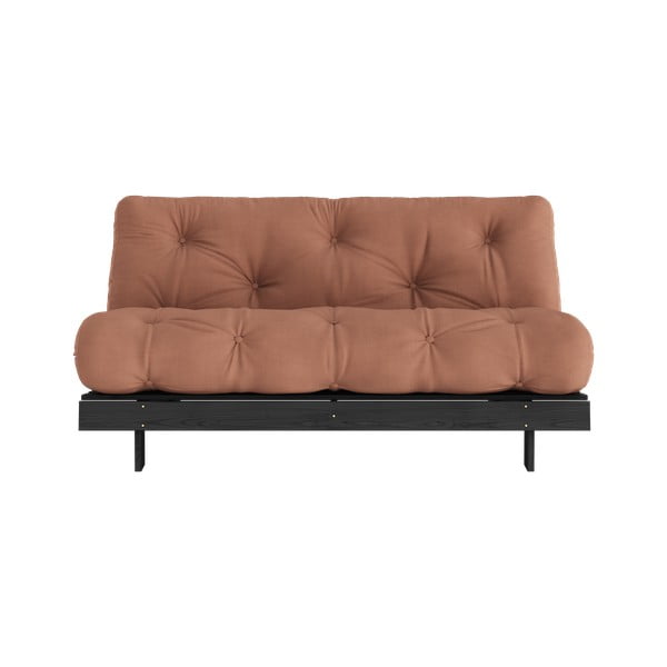 Rozkládací pohovka v cihlové barvě 160 cm Roots Black Night – Karup Design