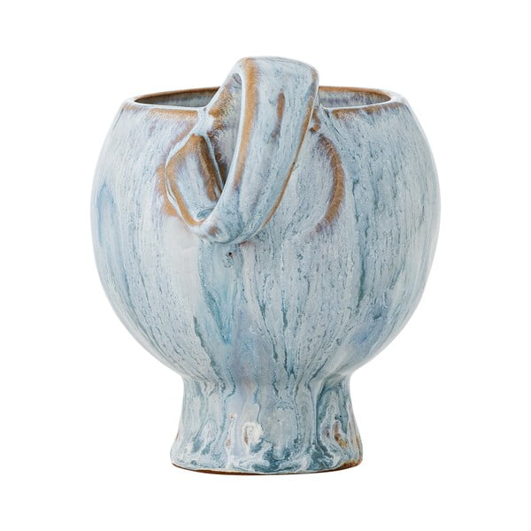 Světle modré šálky v sadě 4 ks na cappuccino z kameniny 250 ml Avonlea – Bloomingville-image-2