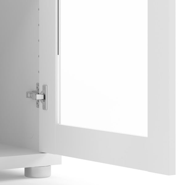 Bílá modulární knihovna 89x113 cm Prima – Tvilum-image-4