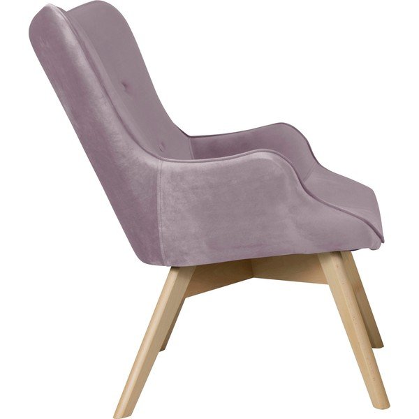Sametové křeslo v levandulové barvě Niko – Ropez-image-3