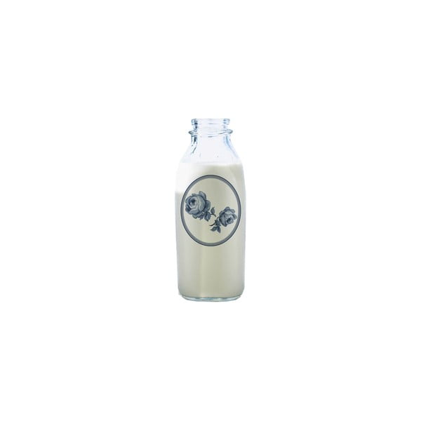 Skleněná lahev na mléko Creative Tops Vintage Indigo, 450 ml