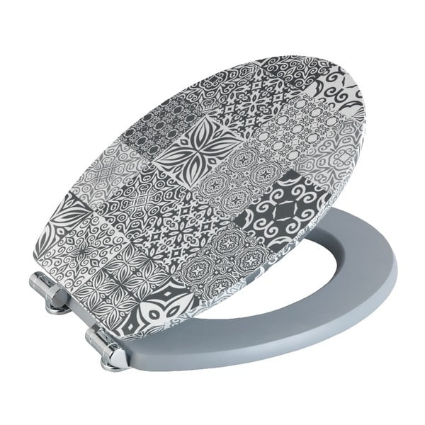 WC sedátko z dřevovláknité desky Wenko Portugal, 44 x 37,5 cm-image-1