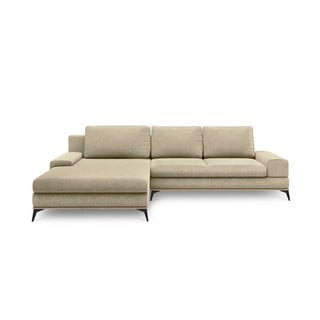 Béžová rozkládací rohová pohovka Windsor & Co Sofas Planet, levý roh