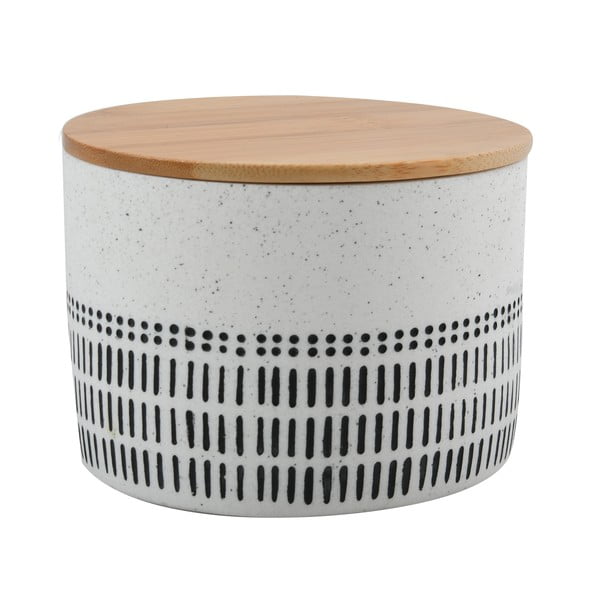 Bílý koupelnový organizér na vatové tampony z polyresinu Yuma – Spirella