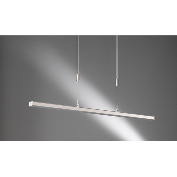 Kovové LED stmívatelné závěsné svítidlo ve stříbrné barvě Vitan – Fischer & Honsel-image-1