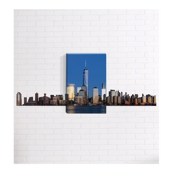 Nástěnný 3D obraz Mosticx New York Skyline, 40 x 60 cm
