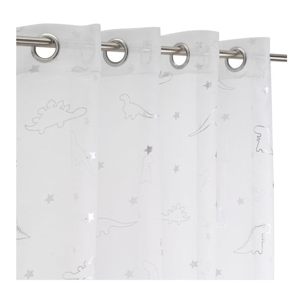 Bílá/ve stříbrné barvě záclona 140x260 cm Dinos – Casa Selección-image-2