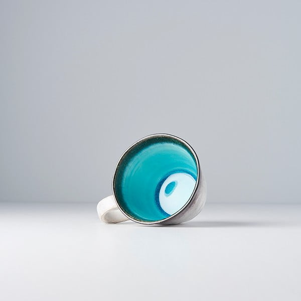 Modro-bílý keramický hrnek MIJ, 250 ml-image-2