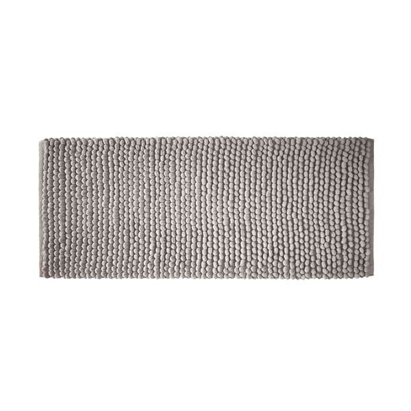 Šedá koupelnová předložka 50x120 cm Aspen Bobble – Bianca