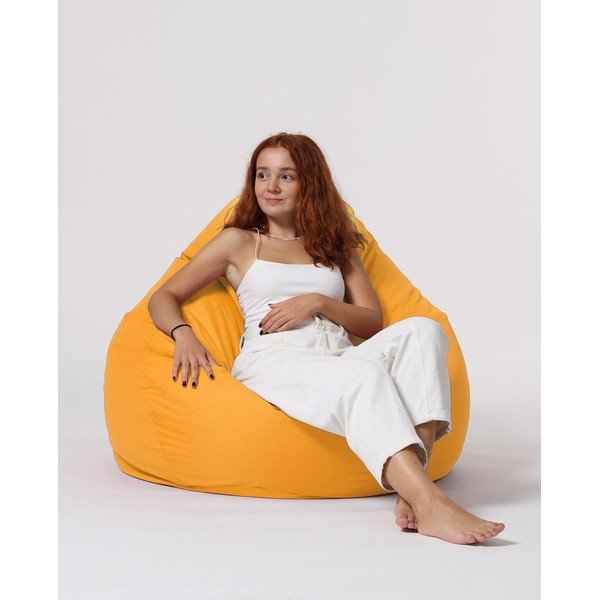 Žlutý zahradní sedací vak Premium XXL – Floriane Garden-image-3