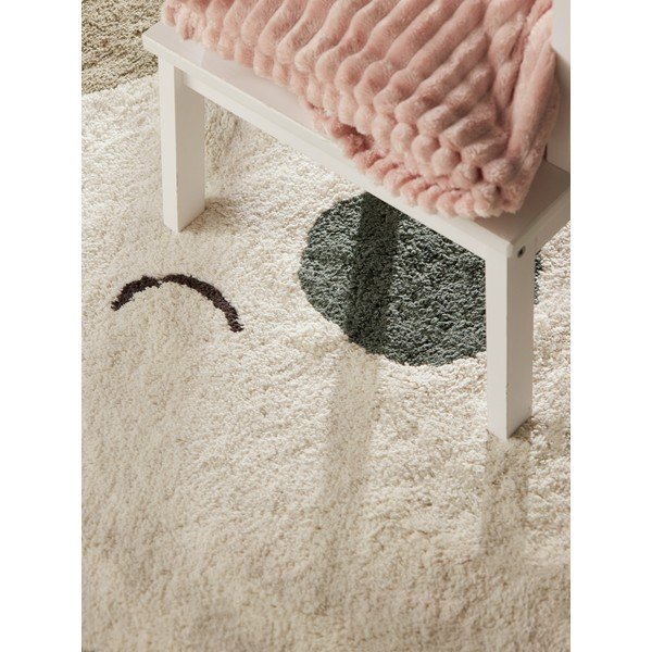 Krémový pratelný/ručně tkaný bavlněný dětský koberec 140x200 cm Snuggle Rio – Hanse Home-image-4