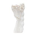 Bílá porcelánová váza Mauro Ferretti Cute Woman