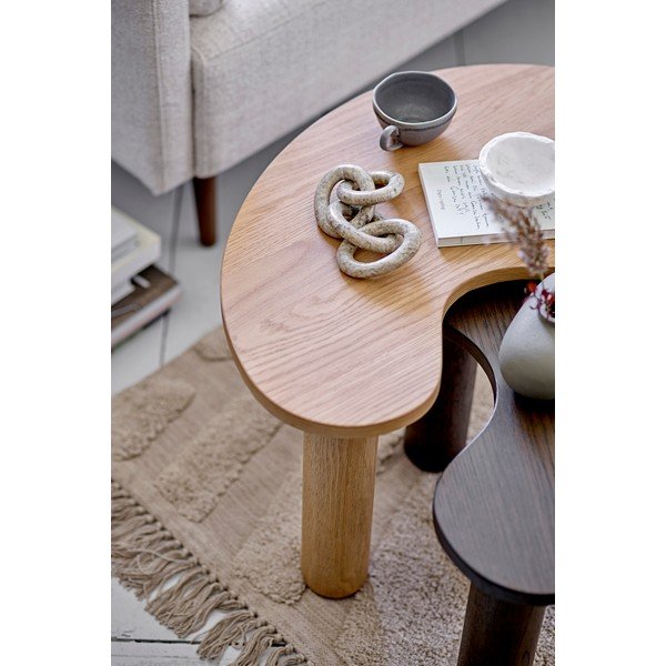 Konferenční stolek z kaučukového dřeva v přírodní barvě 44x65 cm Luppa – Bloomingville-image-1