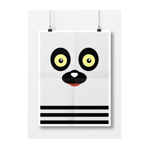 Plakát Lemur, A4
