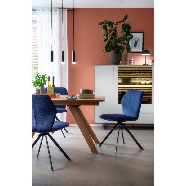 Černé LED stmívatelné závěsné svítidlo Stina – Fischer & Honsel-image-3