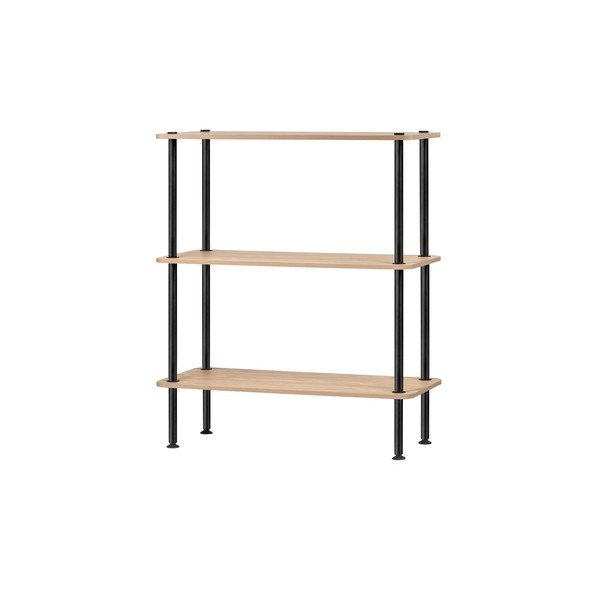 Regál v dekoru dubu v přírodní barvě 80x90,5x35 cm Teidi – noo.ma