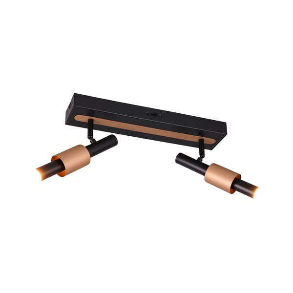 Černé/v bronzové barvě LED bodové svítidlo 20,5x42 cm Ikaris – Trio Select-image-1
