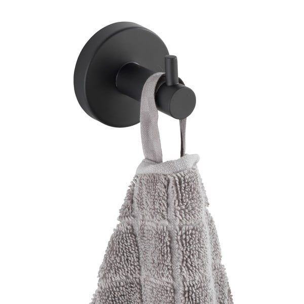 Matně černý nástěnný háček z nerezové oceli Bosio – Wenko-image-1