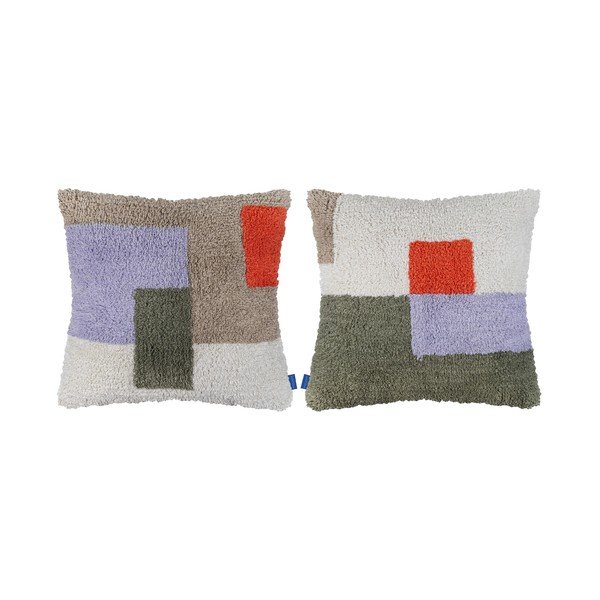 Bavlněný povlak na polštář 50x50 cm Brick – Mette Ditmer Denmark-image-4