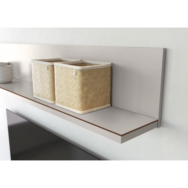 Šedobéžová police v dekoru ořechu California - Germania-image-1