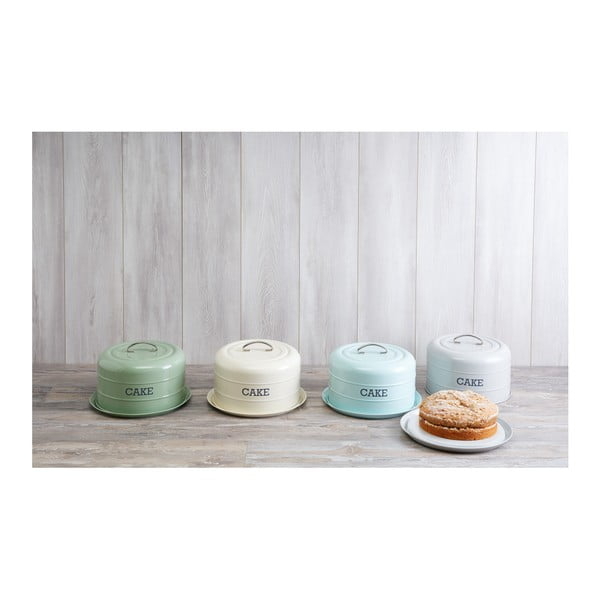 Zelená plechová dóza na dort Kitchen Craft Nostalgia-image-2