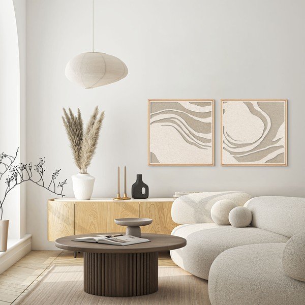 3D obraz s rámem/akustický 62x62 cm Sacred Silence 2 – Malerifabrikken-image-1