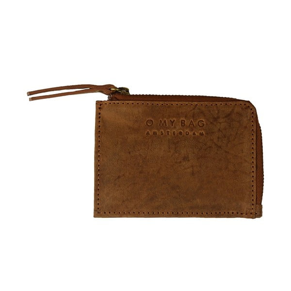 Hnědá kožená peněženka na drobné O My Bag Clue