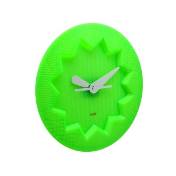 Zelené hodiny Kartell Crystal Palace