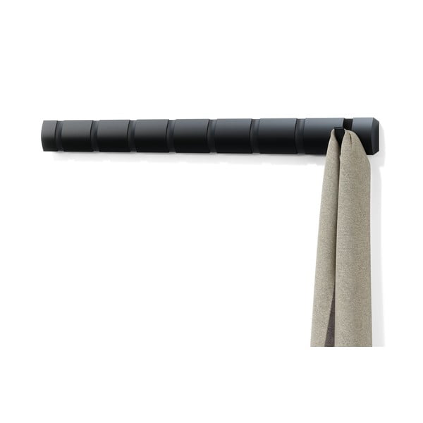 Černý nástěnný věšák z jasanového dřeva Flip – Umbra-image-4