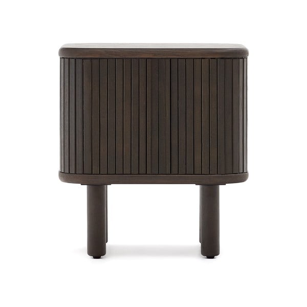 Tmavě hnědý noční stolek Mailen – Kave Home-image-3