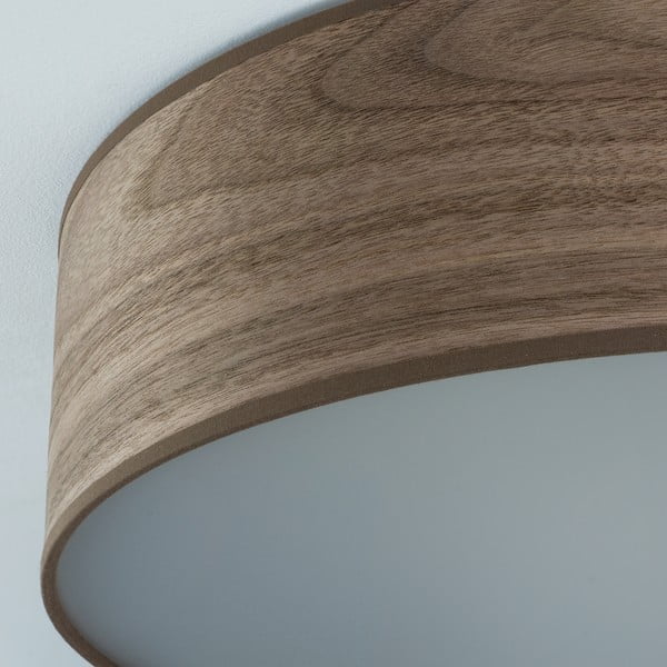 Stropní svítidlo z přírodní dýhy v barvě ořechového dřeva Sotto Luce TSURI L, ⌀ 40 cm-image-4