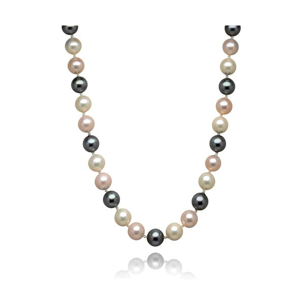 Růžovošedý náhrdelník Mara de Vida Perldor, délka 50 cm-image-2