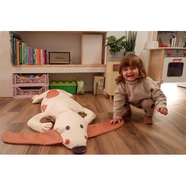 Béžový dětský sedací vak Dog – Little Nice Things-image-3