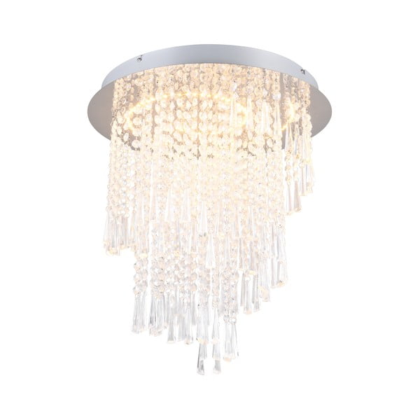 LED stropní svítidlo ve stříbrné barvě ø 45 cm Pomp – Trio-image-1