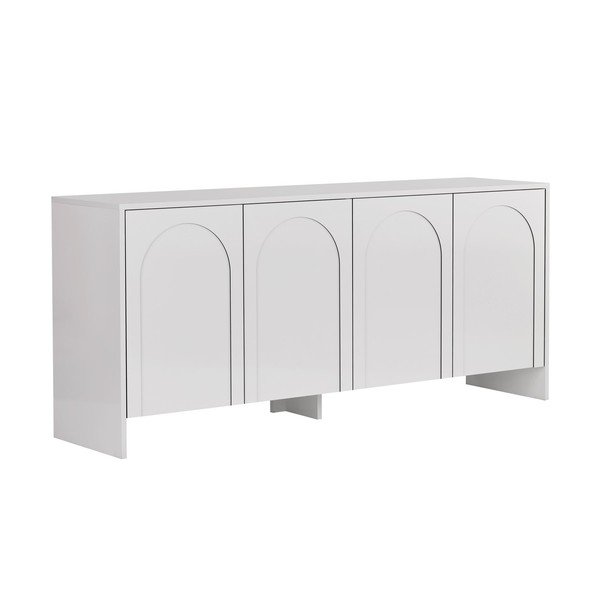Bílá komoda 180x80x45 cm Arlen  – Kalune Design