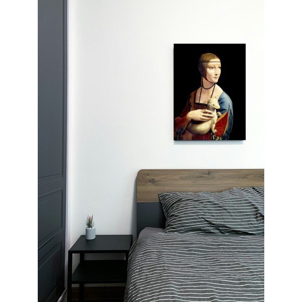 Obraz - reprodukce 50x70 cm Lady with an Ermine, Leonardo Da Vinci – Fedkolor-image-1