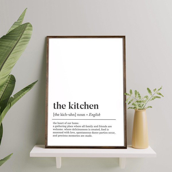 Obraz 50x70 cm Kitchen – Wallity-image-2