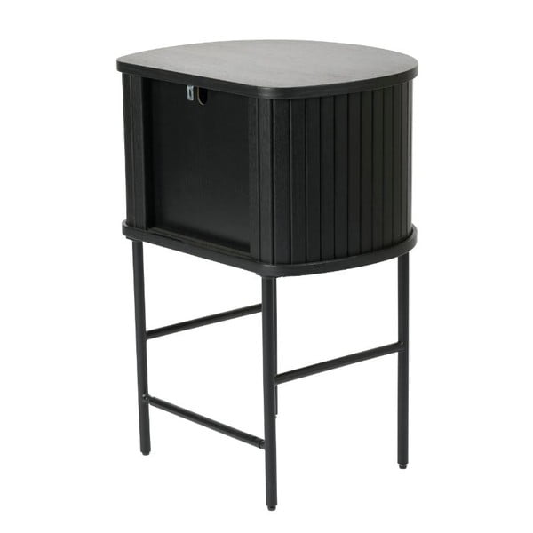 Černý noční stolek Nola – Unique Furniture-image-4