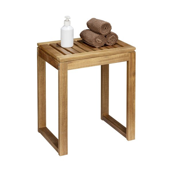 Stolička z masivu akácie v přírodní barvě Fondi – Wenko-image-3