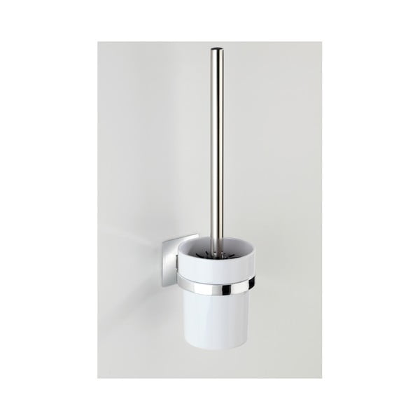 Samodržící držák na toaletní kartáč Wenko Quadro-image-1