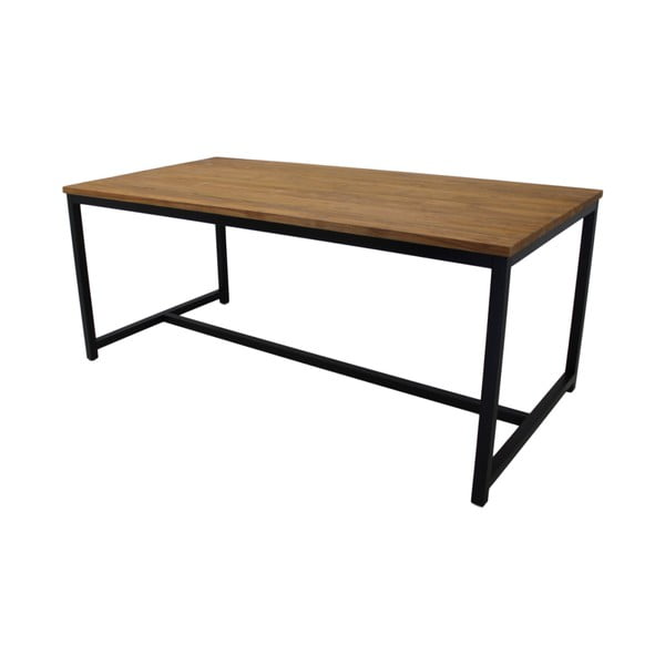 Jídelní stůl z teakového dřeva a kovu HSM collection, 200 x 100 cm