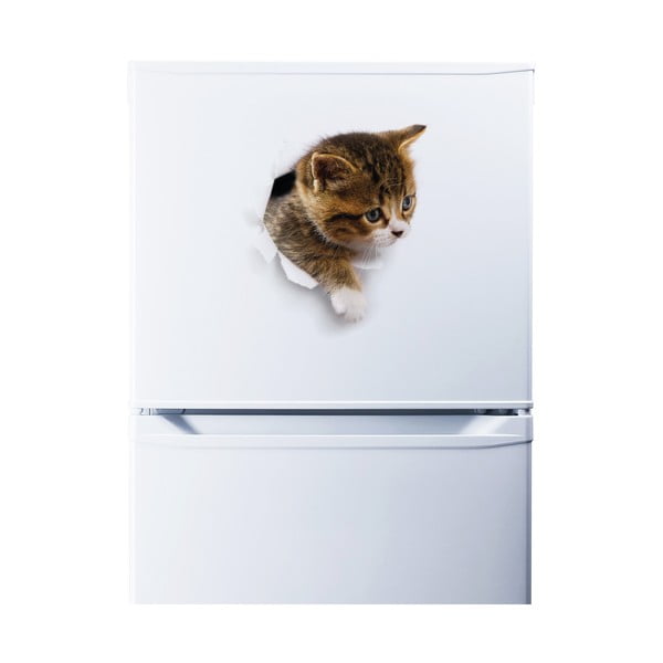 Nástěnná samolepka Ambiance Hiding Cat-image-2
