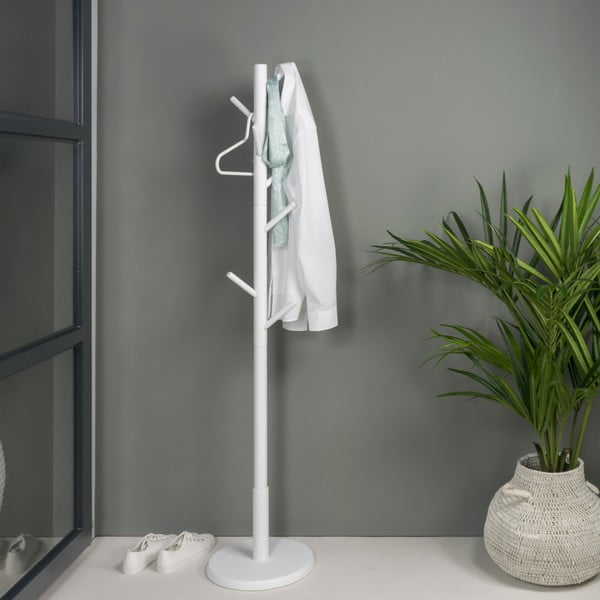 Bílý věšák z kaučukového dřeva ø 36x170 cm Bro – Spinder Design-image-1