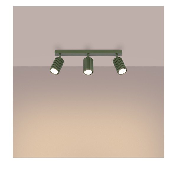 Zelené bodové svítidlo 6,5x45 cm Gleam – Sollux-image-4