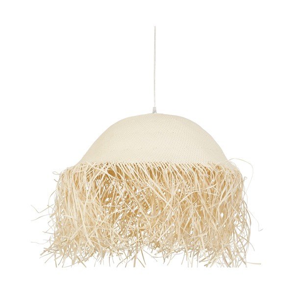 Krémové závěsné svítidlo ø 50 cm Palmeraie – Côté Table-image-3